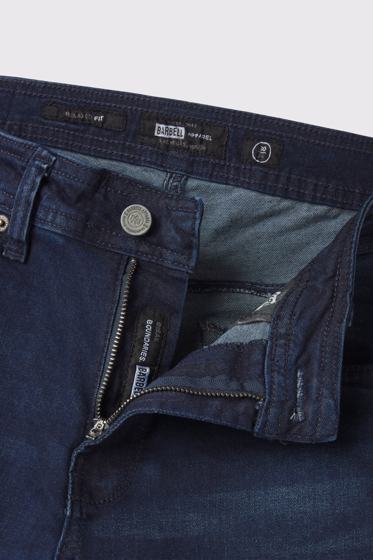 Relaxed Athletic Fit Jeans